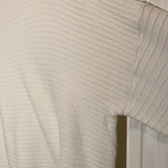 French Connection White Cozy Oversize Cowl Neck Sweater - Picture 5 of 12